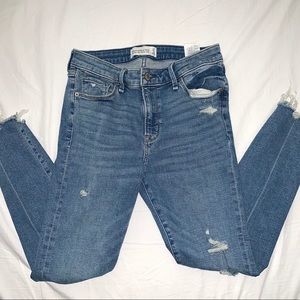 Mid rise super skinny ankle